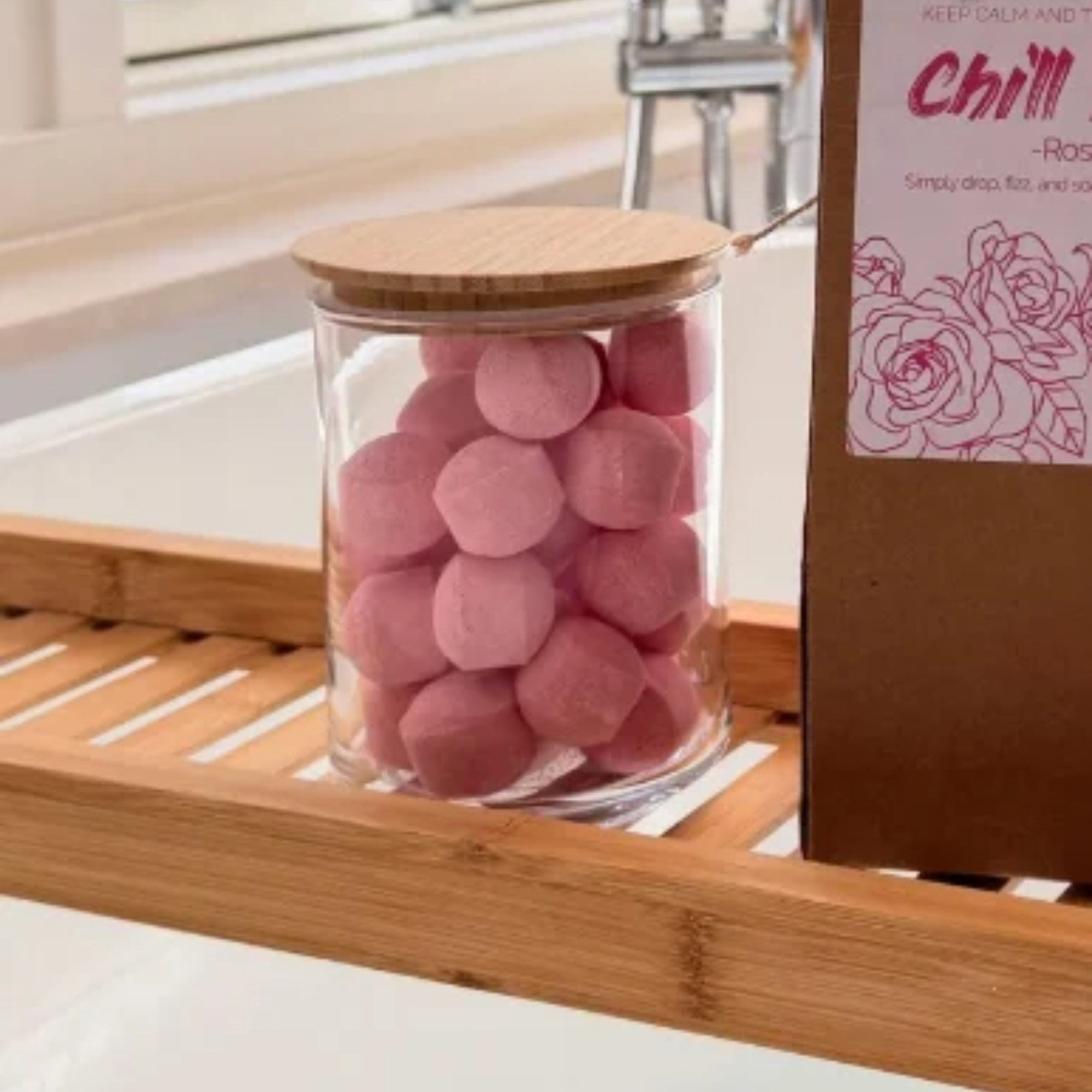 Rose Chill Pills — Bath Bombs Gift Pack (350g)