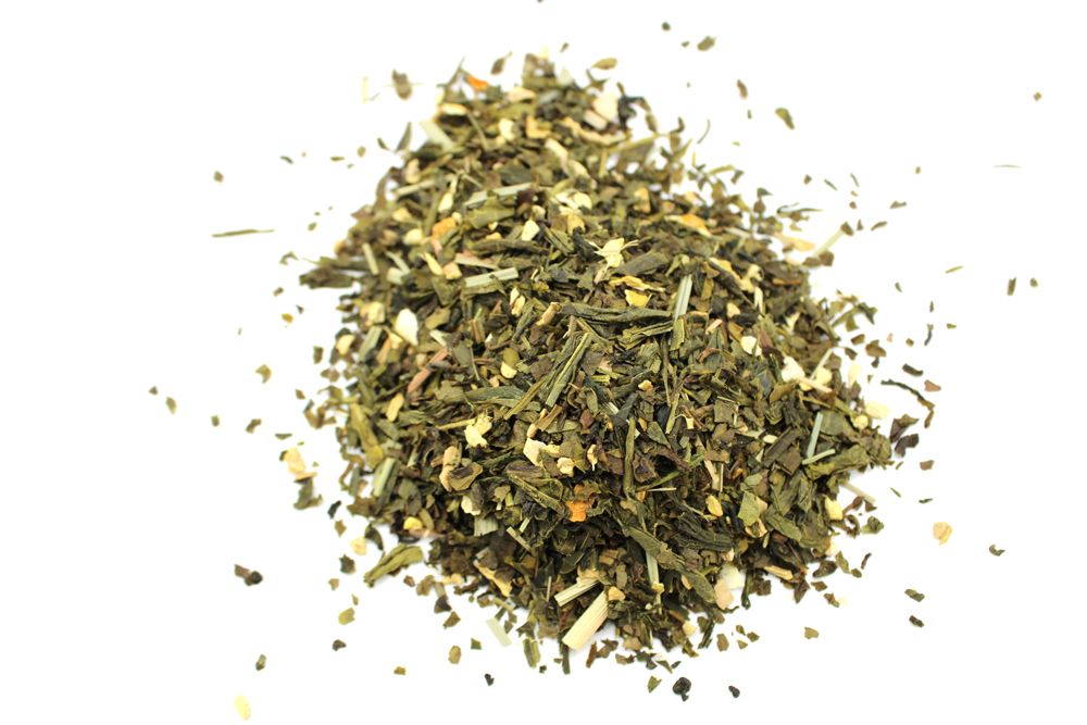 Organic Green Tea Lemon & Ginger — Green Tea Blend (50g)