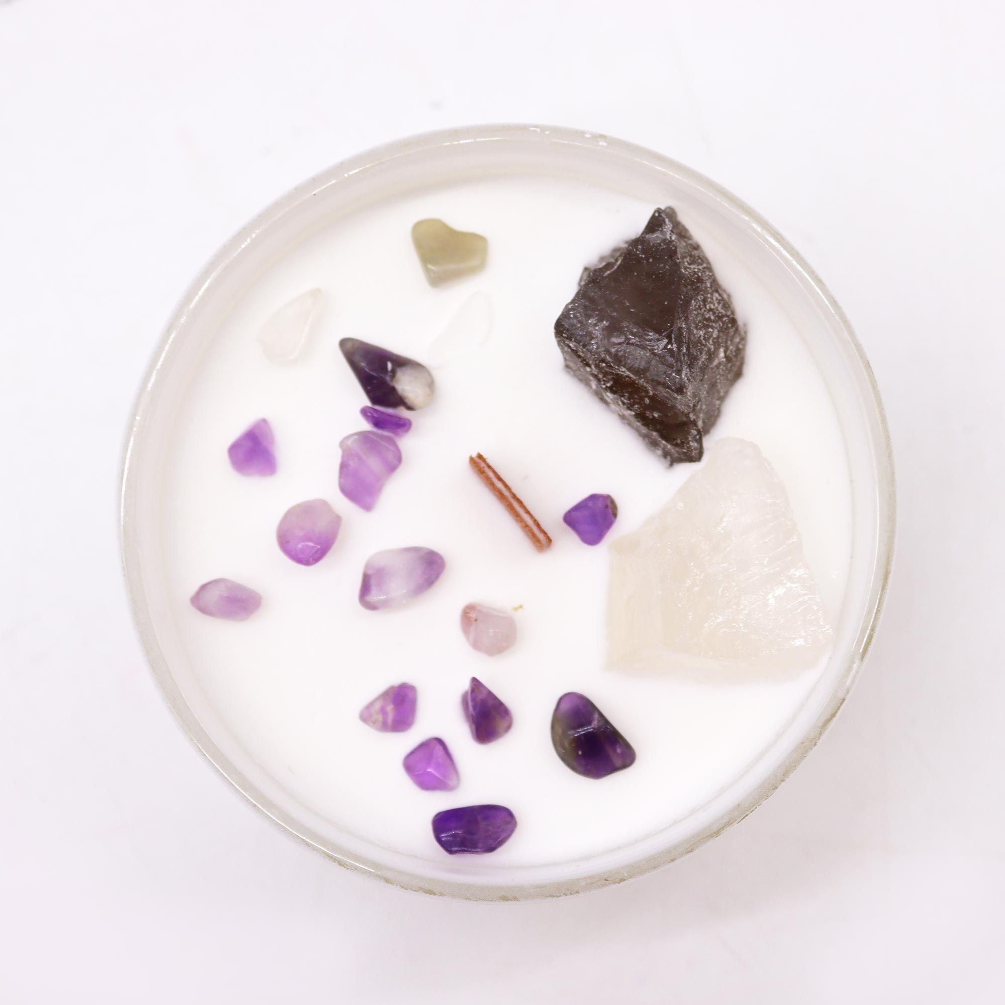 Crystal Candle — Crown Chakra