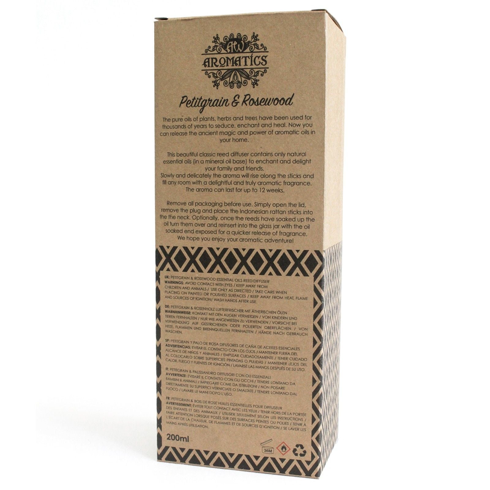 Petitgrain & Rosewood (200ml)