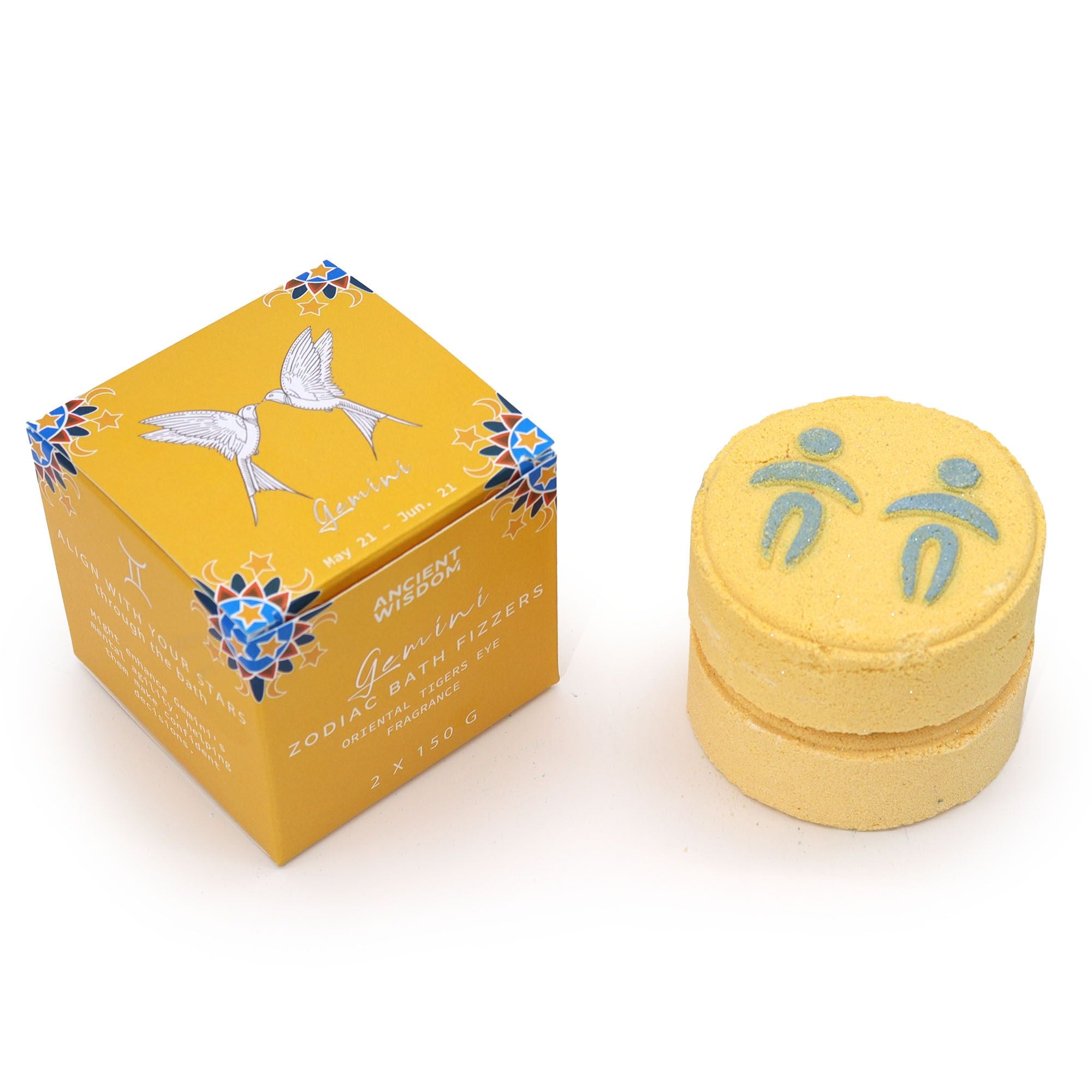 Gemini Zodiac Bath Fizzers — Gift Set