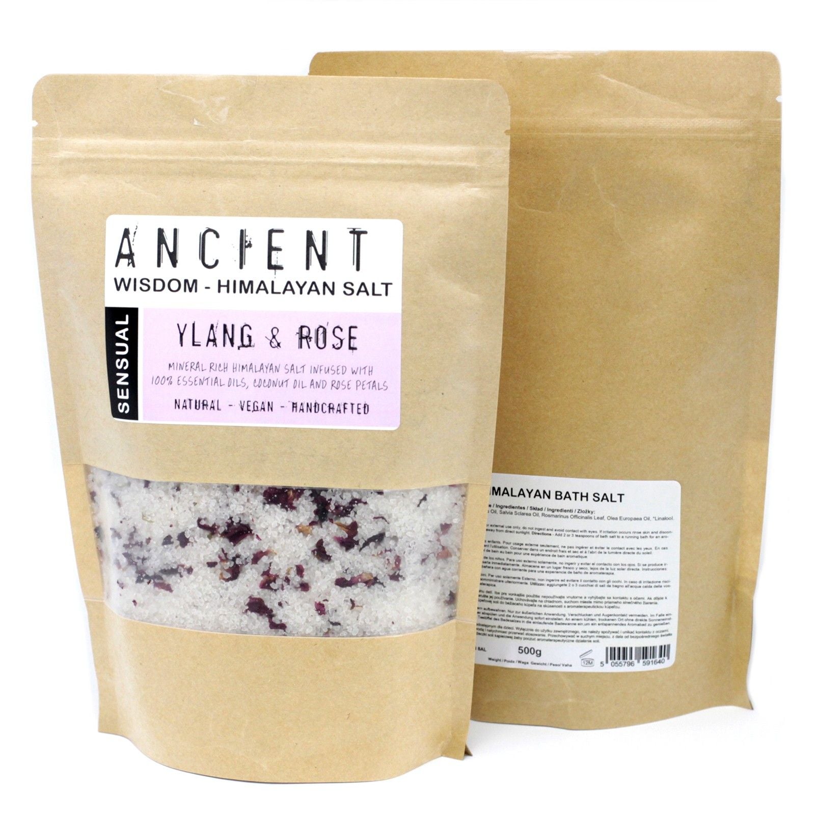 Himalayan Bath Salt Blend — Sensual (Ylang Ylang &amp; Kokos) — 500g