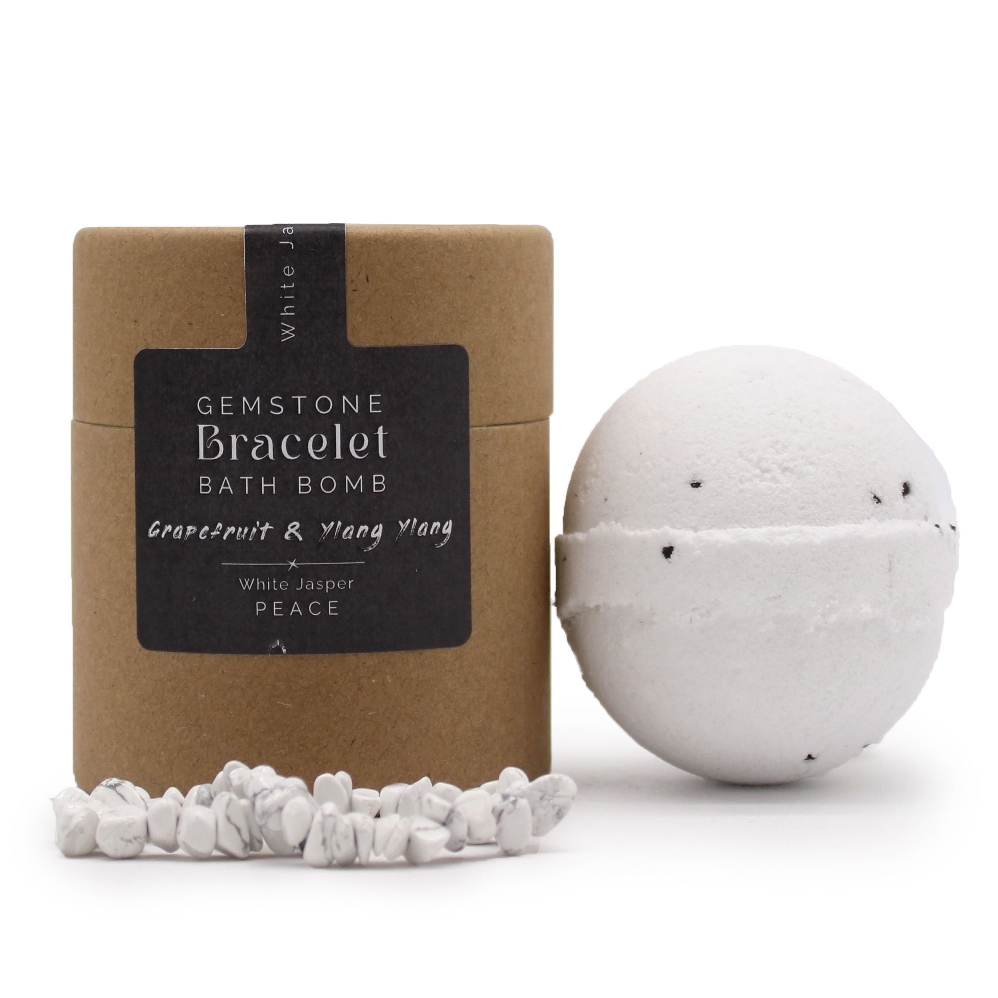 White Jaspis Surprise Bath Bomb