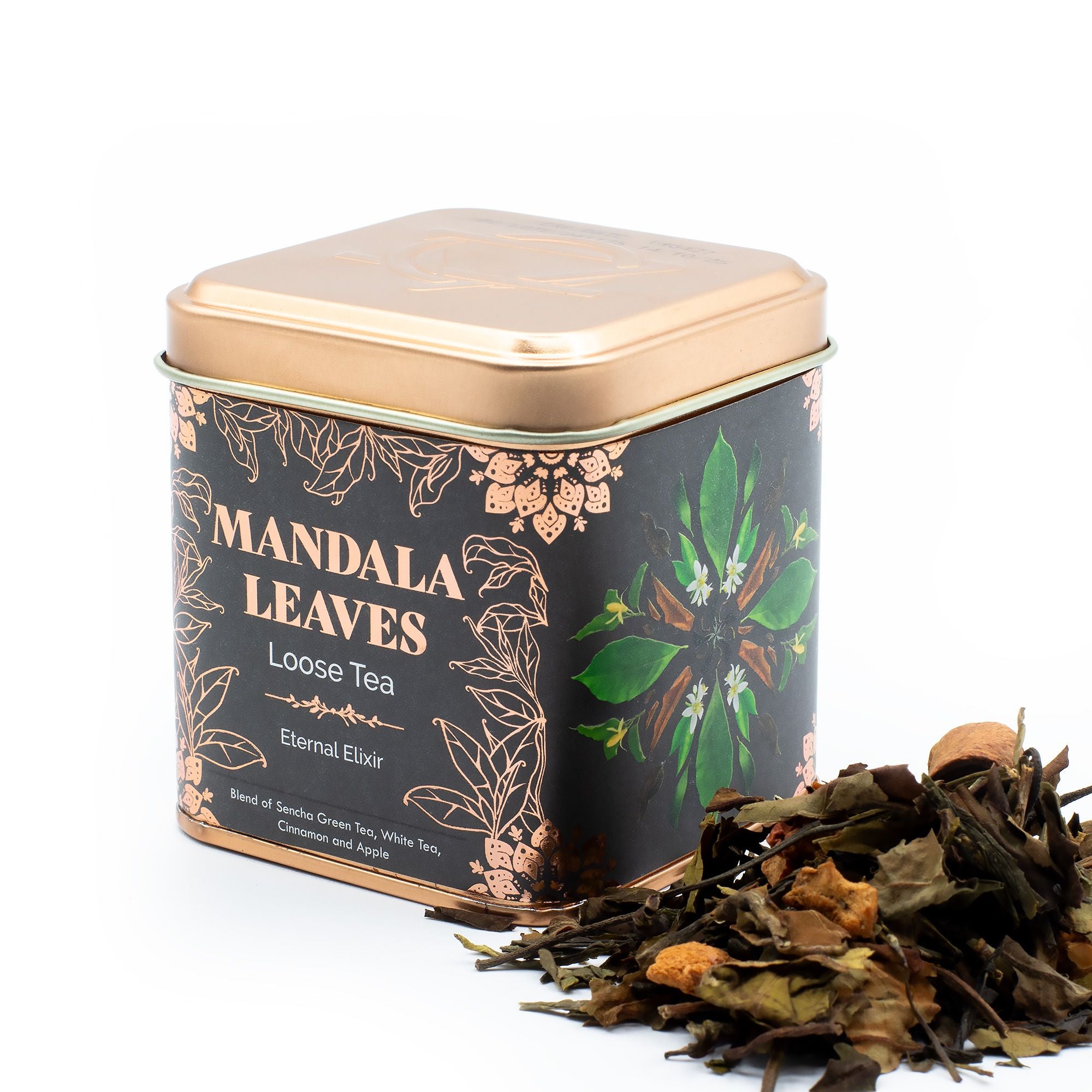 White Tea Apple & Cinnamon — Groene & Witte Thee (50g)