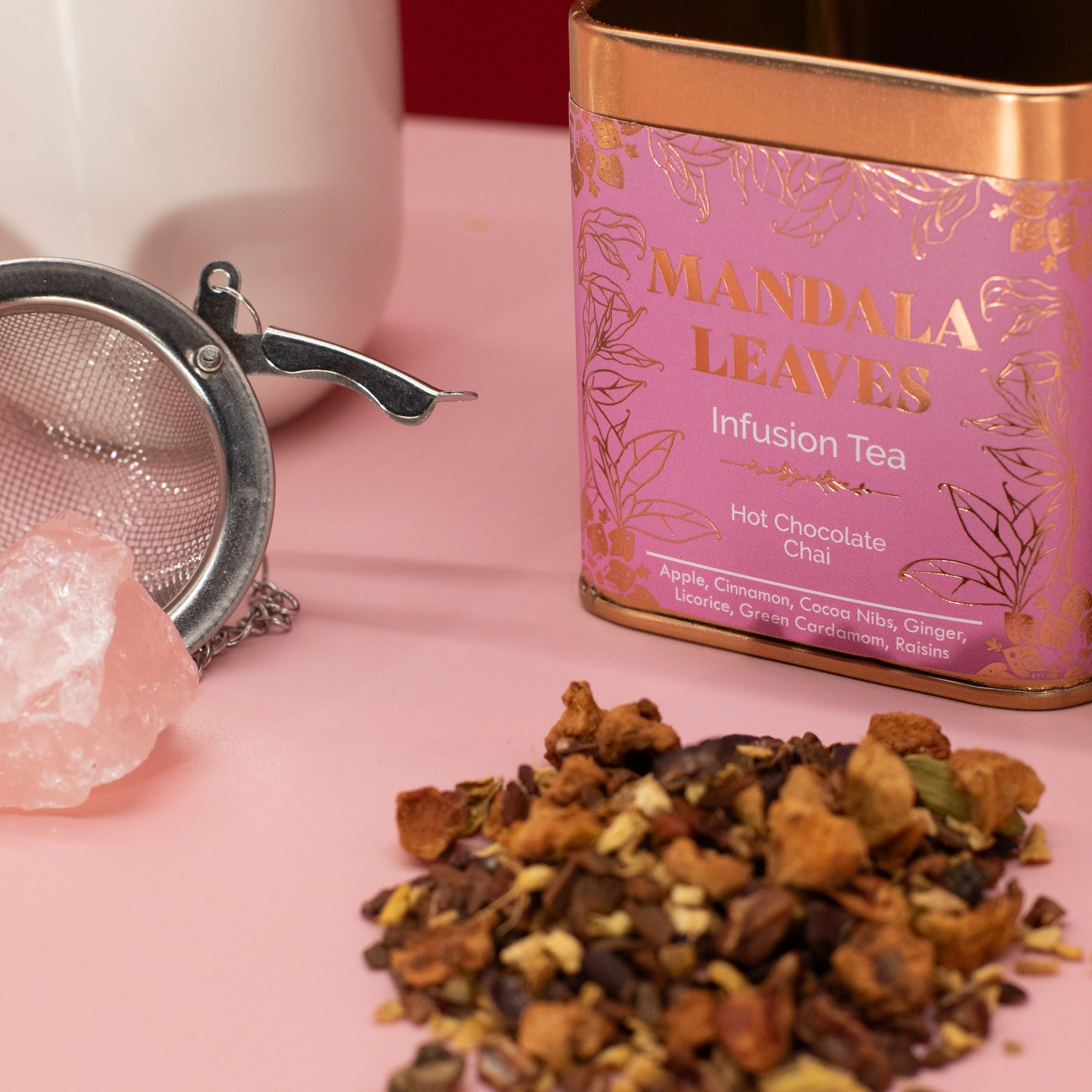 Rose Quartz Tea Ritual Gift Set