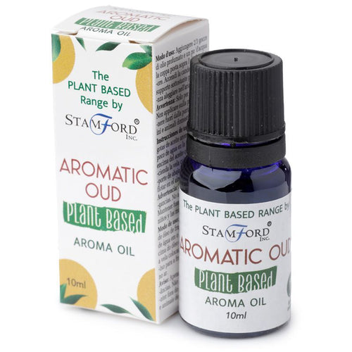 Flesje en doosje Aromatic Oud plantaardige aromaolie