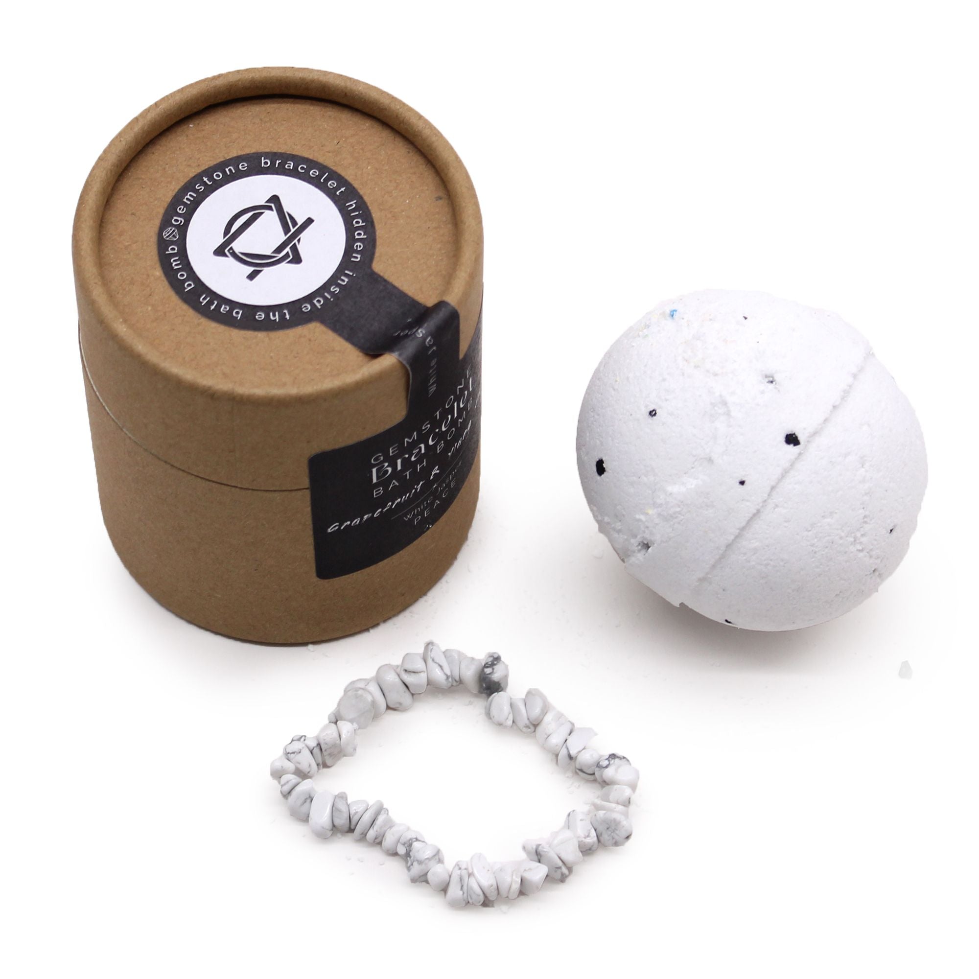 White Jaspis Surprise Bath Bomb