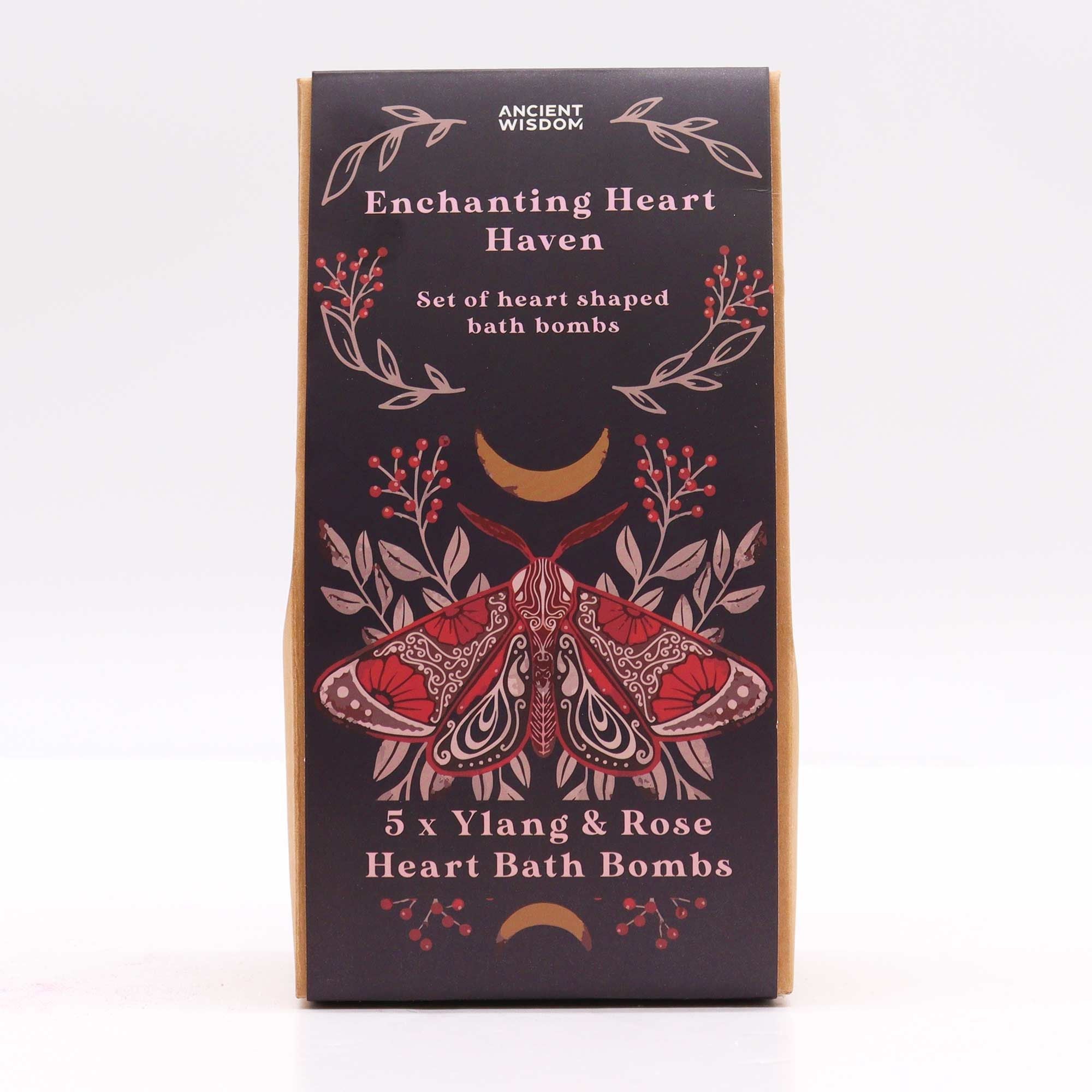 Heart Haven Bath Bomb Set — Ylang &amp; Rose (350g)