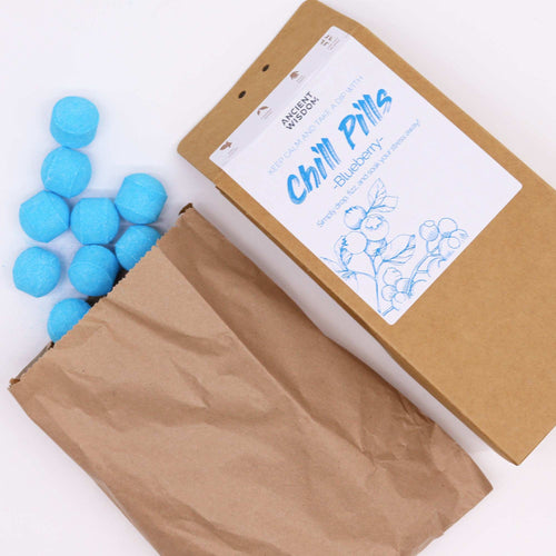 Blueberry Chill Pills — Bath Bombs Gift Pack (350g)