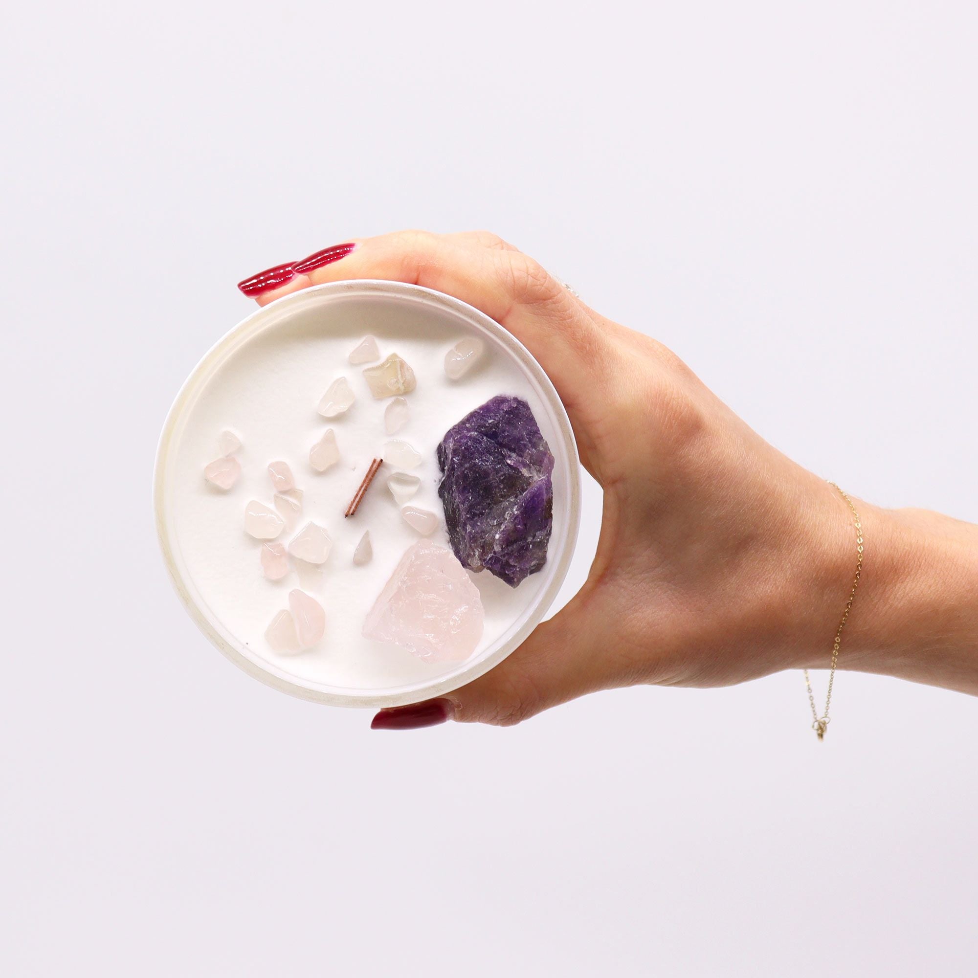 Crystal Candle — Third Eye Chakra