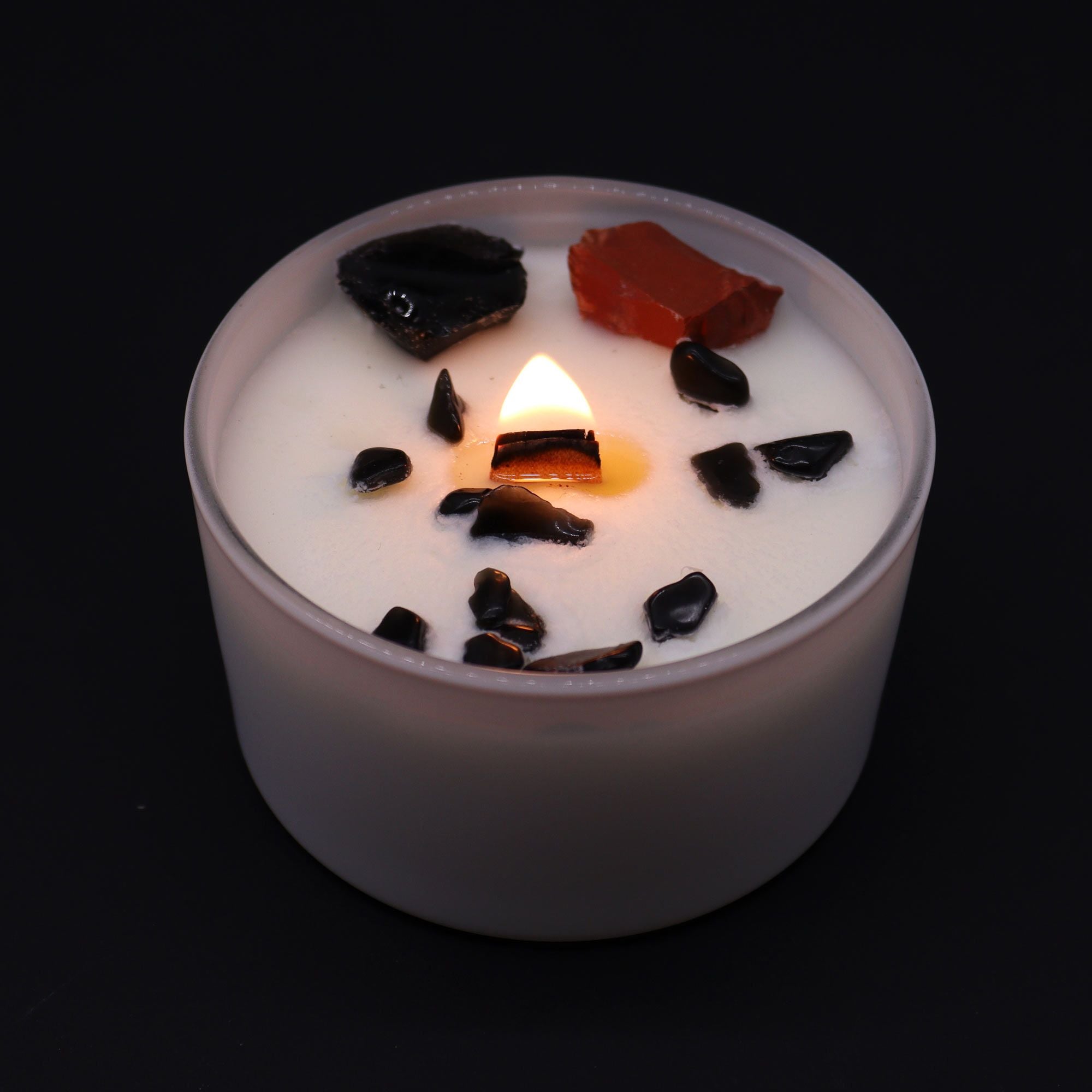Crystal Candle — Root Chakra