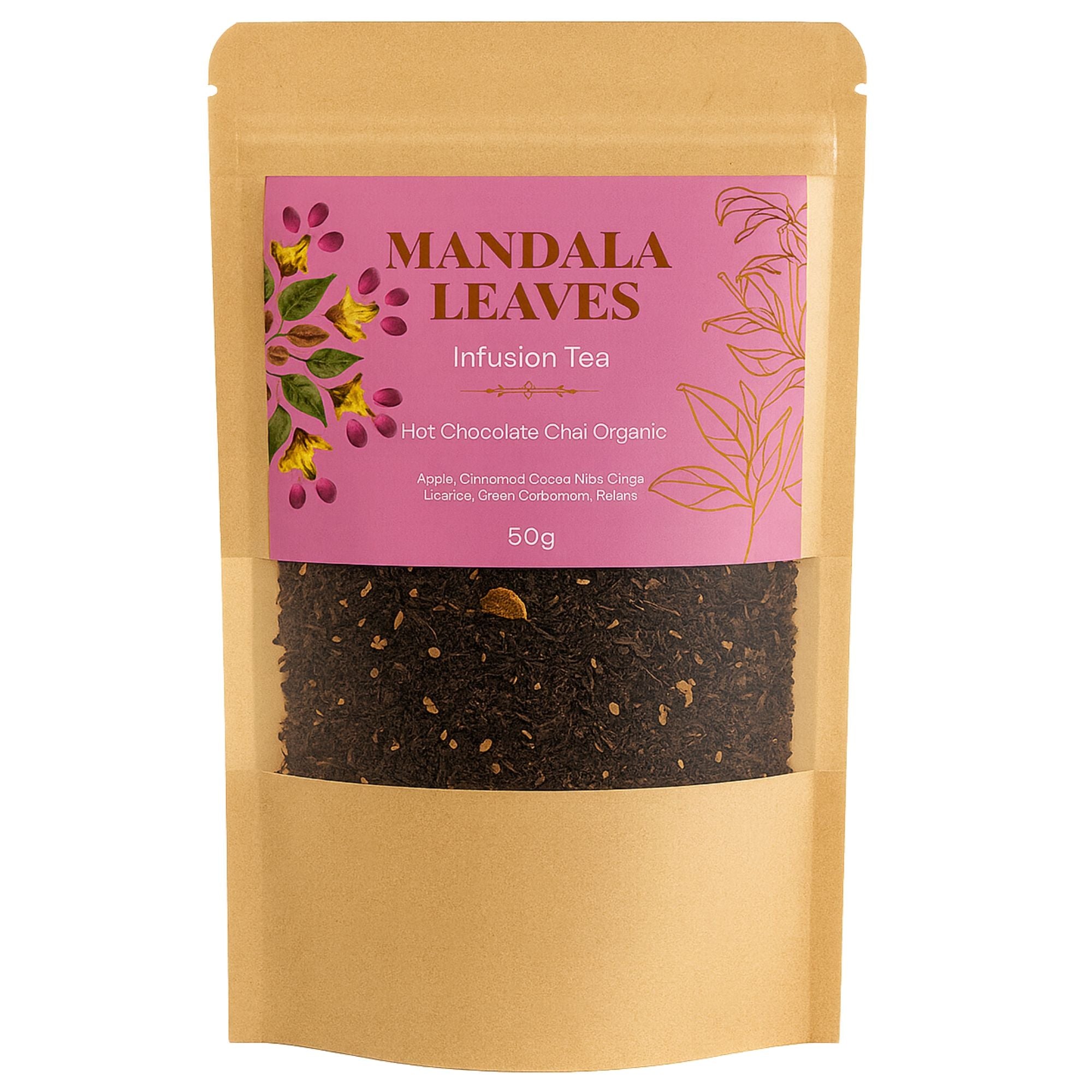 Chai Hot Chocolate — Spiced Tea Blend (50g)