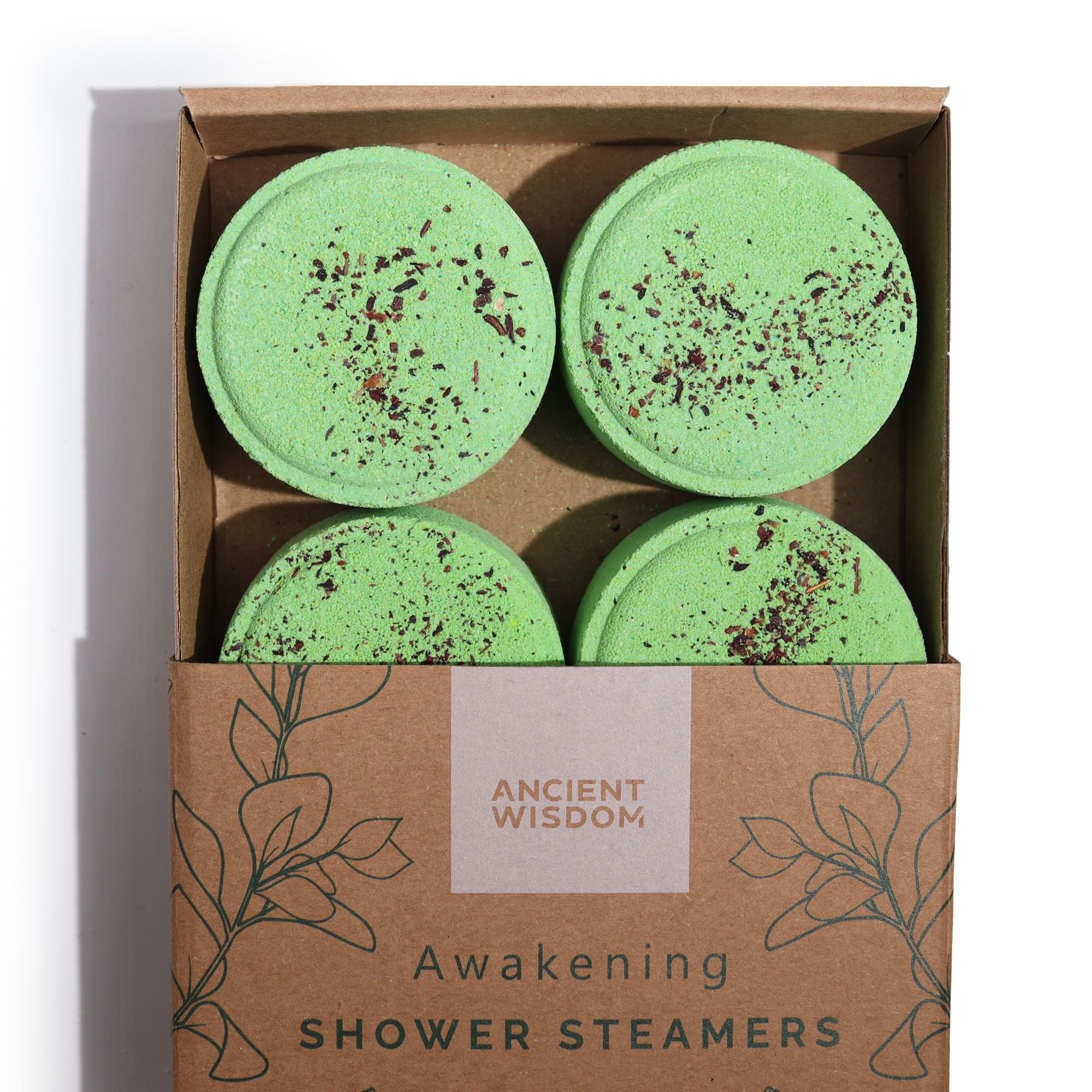 Awakening Shower Steamers — Zen Wellness Set (4 stuks)