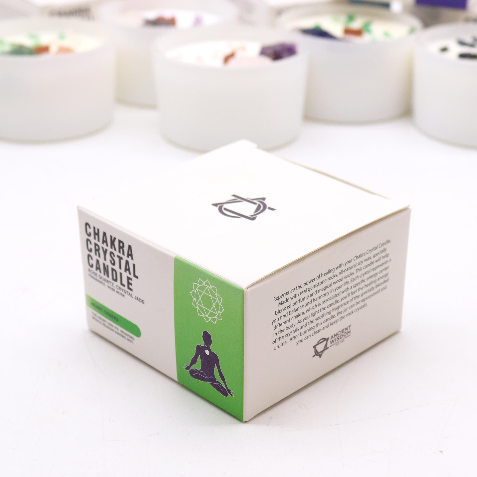 Crystal Candle — Heart Chakra