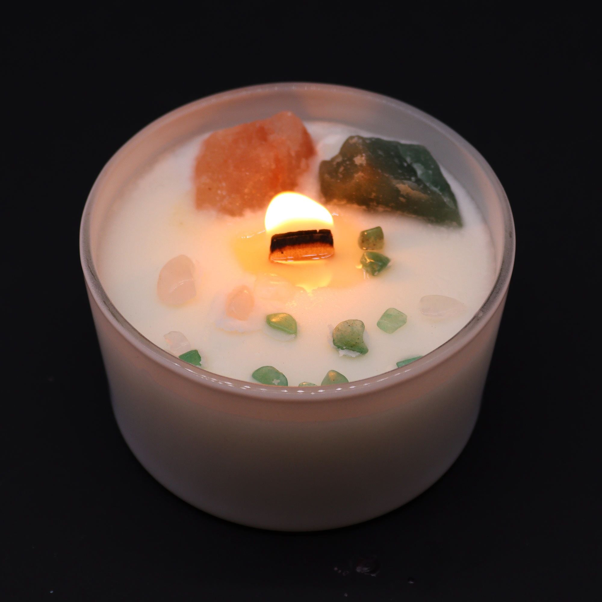 Crystal Candle — Heart Chakra